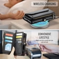 thumbnail image 4 of CaseMe Leather for Samsung Galaxy S26+ 5G Case Wallet【RFID Blocking】with 10-Card Holder Zipper Bills Slot, Soft PU Leather Magnetic Shoulder Wrist Strap for Samsung Galaxy S26+ 5G Wallet Case Women, 4 of 13