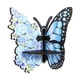 thumbnail image 1 of Estante de esquina con forma de mariposa, estante de almacenamiento flotante, colgante, multiusos, práctico 26.2cmx17cm, 1 of 9