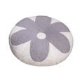 thumbnail image 4 of 45 cm Meditación Cuschón de almohada de almohadilla de relleno de algodón de algodón de algodón de algodón para tatami interior liviano Gris, 4 of 8