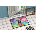 thumbnail image 3 of Carolines Treasures DAC2502MAT 0.15 x 18 x 27 in. Doberman Pinscher Hippie Dawg Doormat, 3 of 6