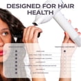 thumbnail image 6 of KENZZI Salon Pro+ Ionic Hair Dryer, 1300W High-Speed 110,000 RPM Brushless Motor with LED Display, White, 6 of 11