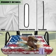 thumbnail image 6 of KUIFORTI Brown Eagle Golf Seat Covers for Cart Universal Provides All-Weather Protection Summer Outdoor Anti-hot Club Car Blanket Suitable Club Car and More 2 Person Seats Golf Carts, 6 of 7