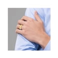 thumbnail image 3 of Bague Rainurée Plaquée Jaune and (8mm), 3 of 5