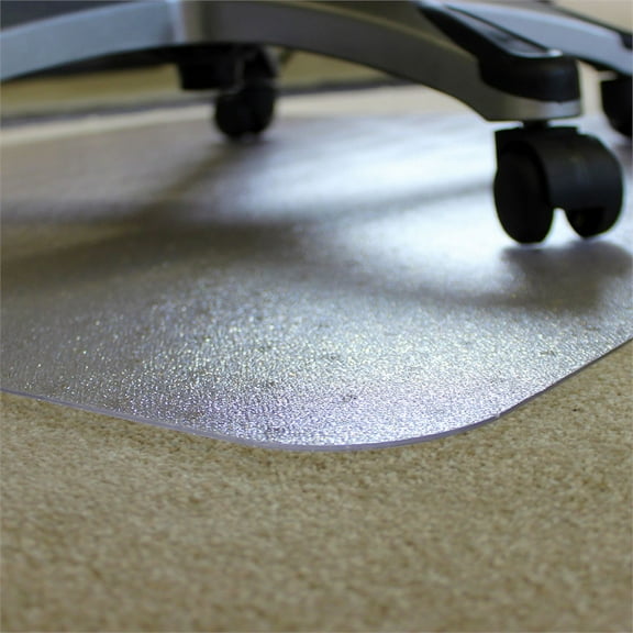 Ecotex® BioPlus Polycarbonate Chair Mat for Low / Medium Pile Carpets up to 1/2" thick - 35" x 47"