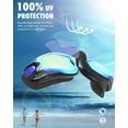 thumbnail image 2 of Pack de 2 gafas de natación Aegend Kids para niños de 3 a 14 años, 2 of 7