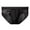 Black, variant on Mens Briefs Underwear Mesh Breathable Sexy Underwear Plus Size Low Rise Bikini Underwear