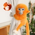 thumbnail image 2 of Lifelike Monkey Stuffed Animal Doll 8.7'' Magnetic Plush Monkey Toy Doll Curtain Storage Decor, 2 of 6