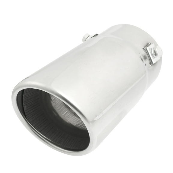 Unique Bargains Car Truck Exhaust Muffler Stainless Steel Pipe Tip 70mm