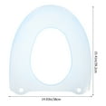 thumbnail image 2 of KAKOWELY Waterproof Toilet Seat Pad Cover PVC Toilet Seat Cover 1Set, 2 of 8
