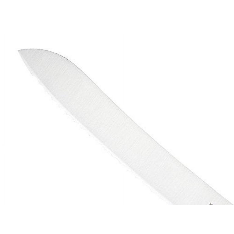 Mercer Culinary Millennia Offset Bread Knife, 9-Inch, Red