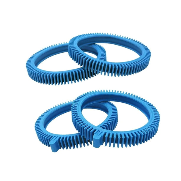 Neumáticos para limpieza de la piscina Reemplazo de reemplazo Multifunción Cubierta de instalación fácil con herramientas de limpieza de jorobas para Neumáticos traseros delanteros
