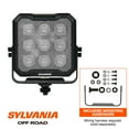 thumbnail image 2 of SYLVANIA - Rugged 4.5 Inch Cube LED Light Pod - Lifetime Limited Warranty - Flood light 3800 Raw Lumens - Waterproof IP69K-Rated - Off Road Driving Work Light - for Truck, Car, Boat, ATV, 4x4 (1 PC), 2 of 8