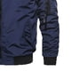 thumbnail image 3 of Chaqueta cortavientos con cremallera para hombre, informal, de color sólido, para otoño e invierno Pompotops  oipoqjl11085, 3 of 3