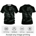 thumbnail image 3 of Blissboy Men's Chinese Dragon Graphic T-Shirt Anime Mythical Beast Tee Gothic Fantasy Creature Shirt, 3 of 7