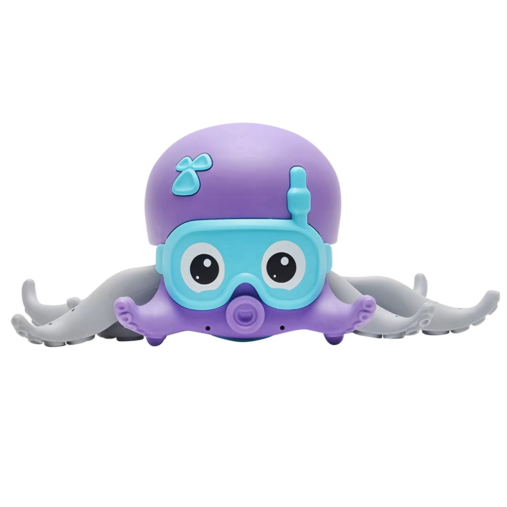Octopus Bath Toy, Dual Modes Amphibious Octopus Bathtub Toy Windup