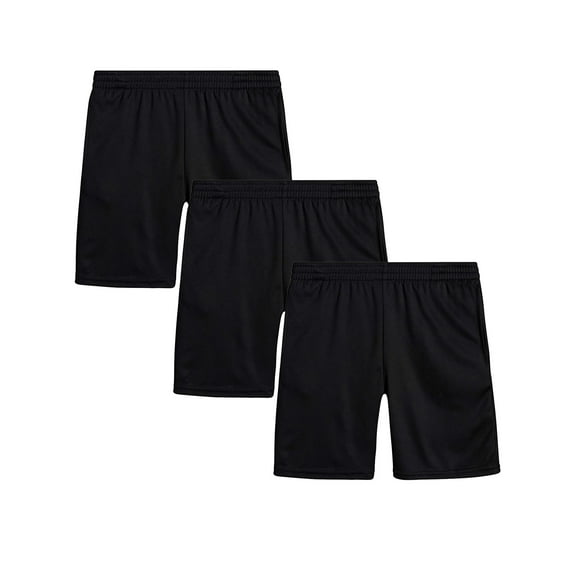 Boys 3-Pack Active Mesh Basketball Shorts (S-XL)