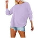 thumbnail image 3 of RKSTN Women's Long Sleeve Shirt Tops Oversized Crewneck Side Split Pullover T Shirt Top Womens Casual Solid Plus Size Raglan Relaxed Fits Loose Comfy Tee Shirt Fall Spring Clothes, 3 of 8