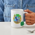 thumbnail image 4 of CafePress - HANG IN THERE Large Mug - 15 oz Ceramic Large White Novelty Mug, 4 of 6