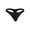 Black, variant on Fashion Style 99930 Thongs Color Black Size L/XL