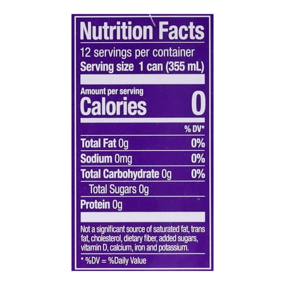 Zevia Zero Sugar Grape Soda 12 - 12 fl oz Cans