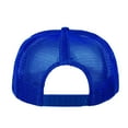 thumbnail image 3 of Toptie 5 Panel Trucker Hat Mesh Back Snapback Hat with Braid for Men & Women-Royalblue, 3 of 8