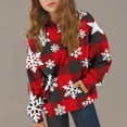 thumbnail image 3 of Sudadera con capucha para niñas y niños, sudadera de manga larga con cuello redondo y estampado de moda, jersey con bolsillo, sudadera de poliéster para niñas, 3 of 8