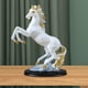 thumbnail image 5 of Caballo estatuilla escultura Colecciones de esculturas de caballos de bronce Decoración artesanal Fanmusic Caballo estatuilla escultura, 5 of 7