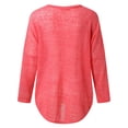thumbnail image 5 of Delayuji Fashion A solid color loose round-neck long-sleeved versatile sweater for women, 5 of 5