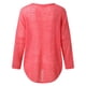 thumbnail image 4 of Gibobby Suéter Divertido con Cuello Rojoondo Suéter de manga larga de murciélago para mujer, blusas con hombros descubiertos, suéter holgado de tamaño, camisas informales, blusas (Rosa, XL), 4 of 5