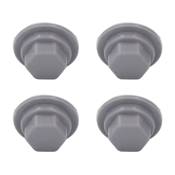 50 Silicone Hex Screw Bolt Covers Waterproof Dustproof Hexagonal Screw Head Protector with Standard Thread for Machinery Furniture Vehicles