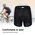 thumbnail image 3 of Hombres Ciclismo al aire libre Ropa interior Gel 3D Acolchado Bicicleta Pantalones cortos Pantalones (L), 3 of 8
