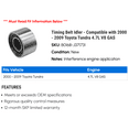 thumbnail image 2 of Timing Belt Idler - Compatible with 2000 - 2009 Toyota Tundra 4.7L V8 GAS 2001 2002 2003 2004 2005 2006 2007 2008, 2 of 2