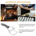 thumbnail image 5 of KALLORY Dish Clamp Lifter Black Steel 2Pcs 7.9X2.2X1.6In, 5 of 5