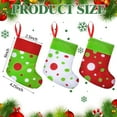 thumbnail image 2 of 24pcs Mini Christmas Stockings 6 Inches Xmas Red and Green Dot Mini Gift Stockings Small Fireplace Hanging Stockings Holiday Decorations Xmas Present Socking for Christmas Tree Fireplace, 2 of 6