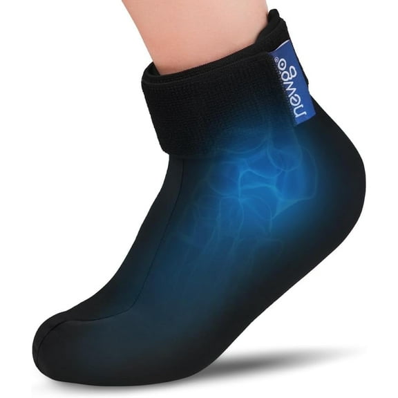 NEWGO Cold Therapy Ice Sock for Foot Pain Relief, Foot Ice Pack Cold Sock for Neuropathy, Chemo