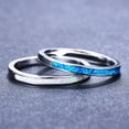 thumbnail image 5 of 4mm Silver Women's Fashion Simple Thin Ring, 5 of 6