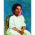 thumbnail image 2 of Robert Henri 15x18 Gold Ornate Wood Frame and Double Matted Museum Art Print Titled - Mukie (1914), 2 of 4