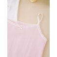 thumbnail image 5 of iixpin Kids Girls 4 Pack Cami Tops Undershirt Sleeveless Dance Tank Top Spaghetti Strap Camisole Vest Lace 9-10, 5 of 7
