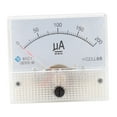 thumbnail image 4 of Amperímetro analógico rectangular de panel para medición de circuitos, CC 0-00/20 μA 0-20 A CC 0-200uA, 4 of 9