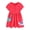 3# Red Dinosaur, variant on Rimyaw Toddler Girls Princess Dress, Short Sleeve A-Line Summer Sundress, Soft Casual Purple Dress, Size 4T
