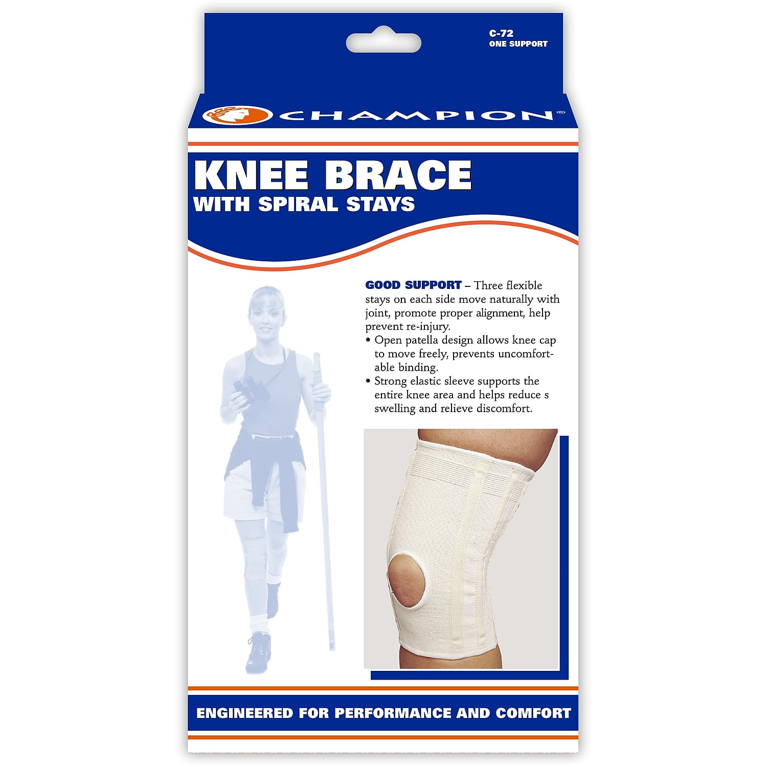 Knee Brace with Support Stays – Grace CARE Support