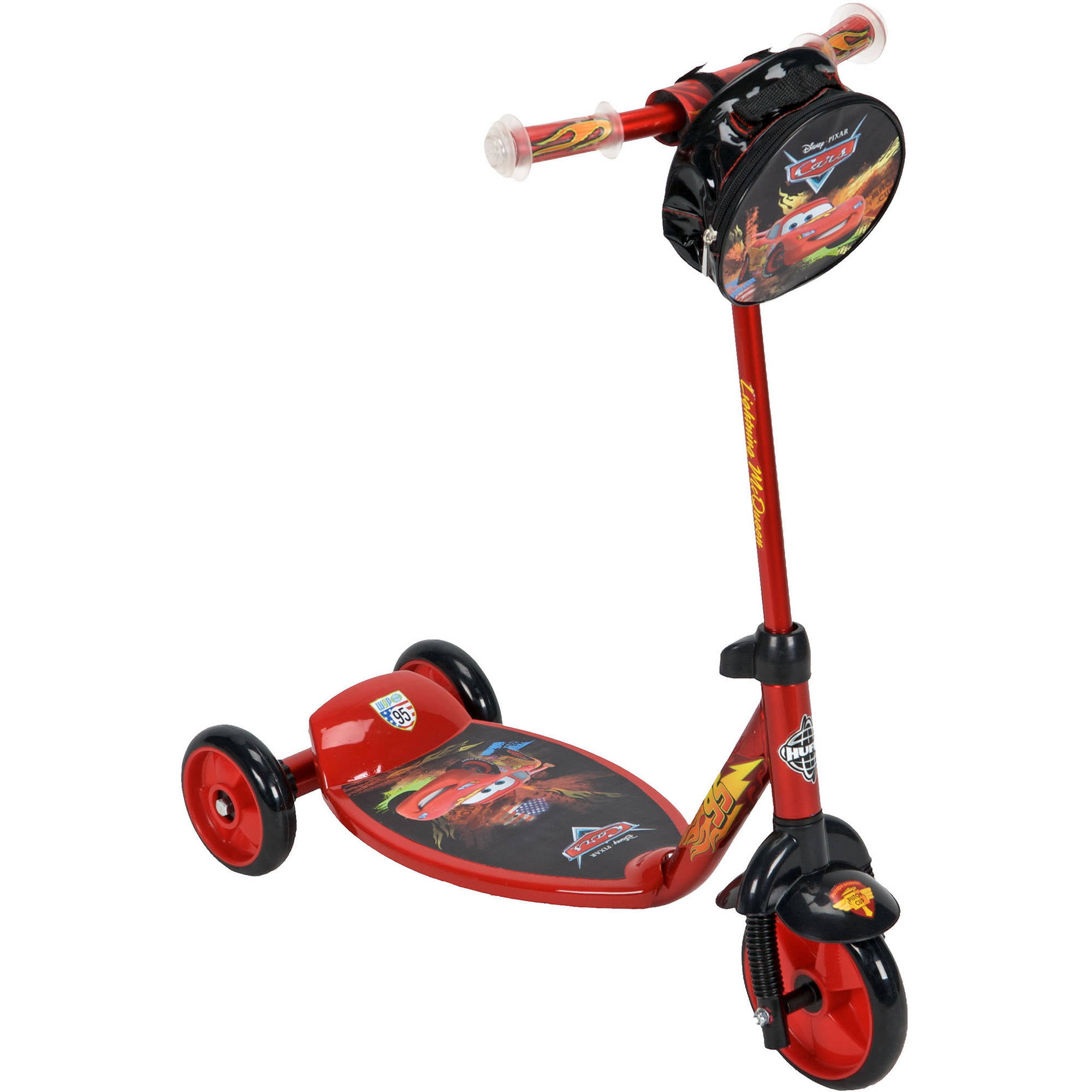 Disney Cars 3-Wheeled Foldable Scooter