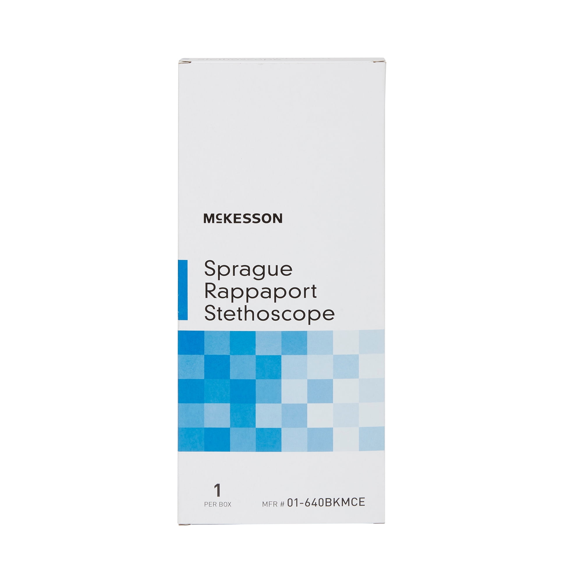 McKesson Sprague Rappaport Stethoscope for Adults, Kids - 16 in Tube, Black, 1 Ct