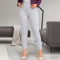 thumbnail image 2 of Tnhcen Women High Waisted Dress Pants Slim Fit Work Pants Stretchy Skinny Ankle Length Business Casual Trousers for Office Career, 2 of 5