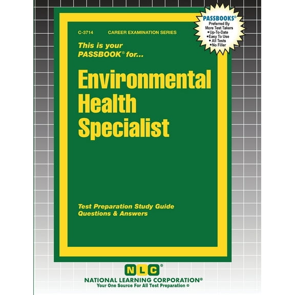 Career Examination Environmental Health Specialist, Book 3714, (Paperback)