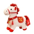 thumbnail image 4 of Caballo de peluche de juguete, caballo de peluche, muñeco de caballo ligero, adorable, para el hogar y la oficina. 8 pulgadas, 4 of 7