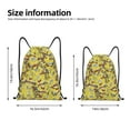 thumbnail image 2 of Pofeuu SpongeBob SquarePants for Water-Resistant 210D Drawstring Bag Compact Foldable Design Gym Yoga Travel Essentials Lightweight Carryall-Small, 2 of 6