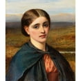 thumbnail image 3 of Charles Sillem Lidderdale 12x14 Black Modern Framed Museum Art Print Titled - Study of an Irish Head (1866), 3 of 5