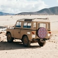thumbnail image 5 of Haiem Spare Tire Cover , Wheel Cover with Ladybugs printed, Camper Spare Tire Cover Fit for Jeep Wrangler Rv SUV Truck Travel Trailer-17 inch, 5 of 8