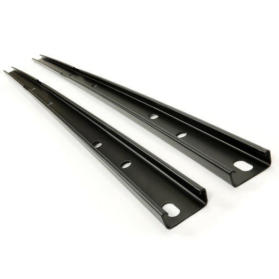 Kojem Roof Rack Side Rail for Chevrolet Traverse, 165 lbs Capacity, Black Aluminum